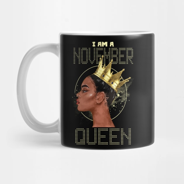 November Birthdays for Women -Quote About Sagittarius Queen Digital by gussiemc